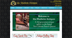 Desktop Screenshot of idamanheimantiques.com